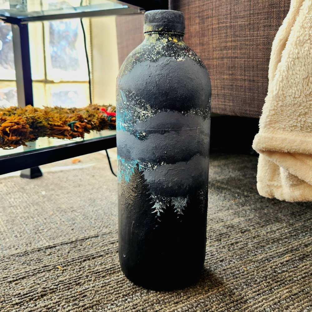 Night Sky Bottle Art